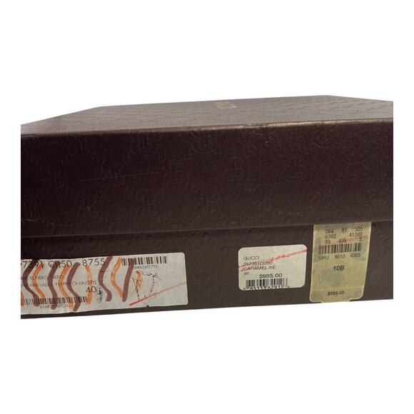 Gucci Zebra Print Pony Hair Leather Sz 10 EU 40 Lace Up Platform Bootie Heels - Picture 16 of 16